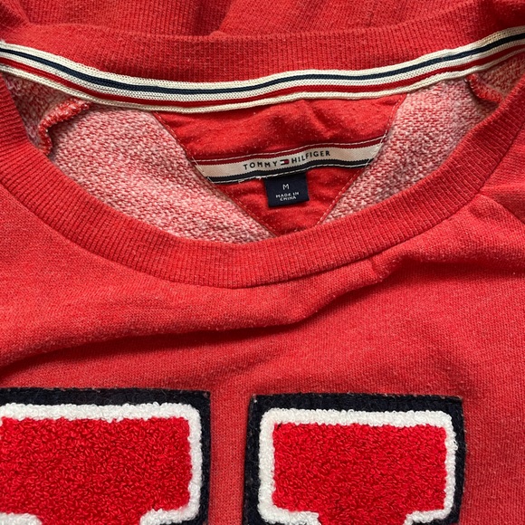 Red Varsity Tommy Hilfiger Sweater - Picture 5 of 7
